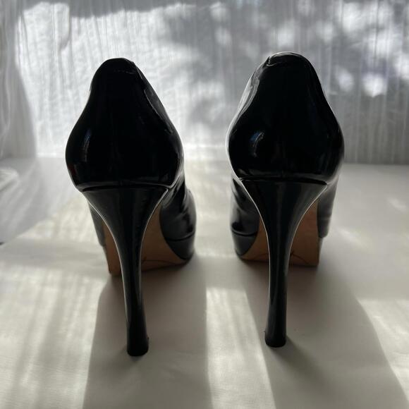 Joan & David Patent Leather Pumps Heels us size 7.5 M Leather shoes women's sexy - Picture 4 of 9